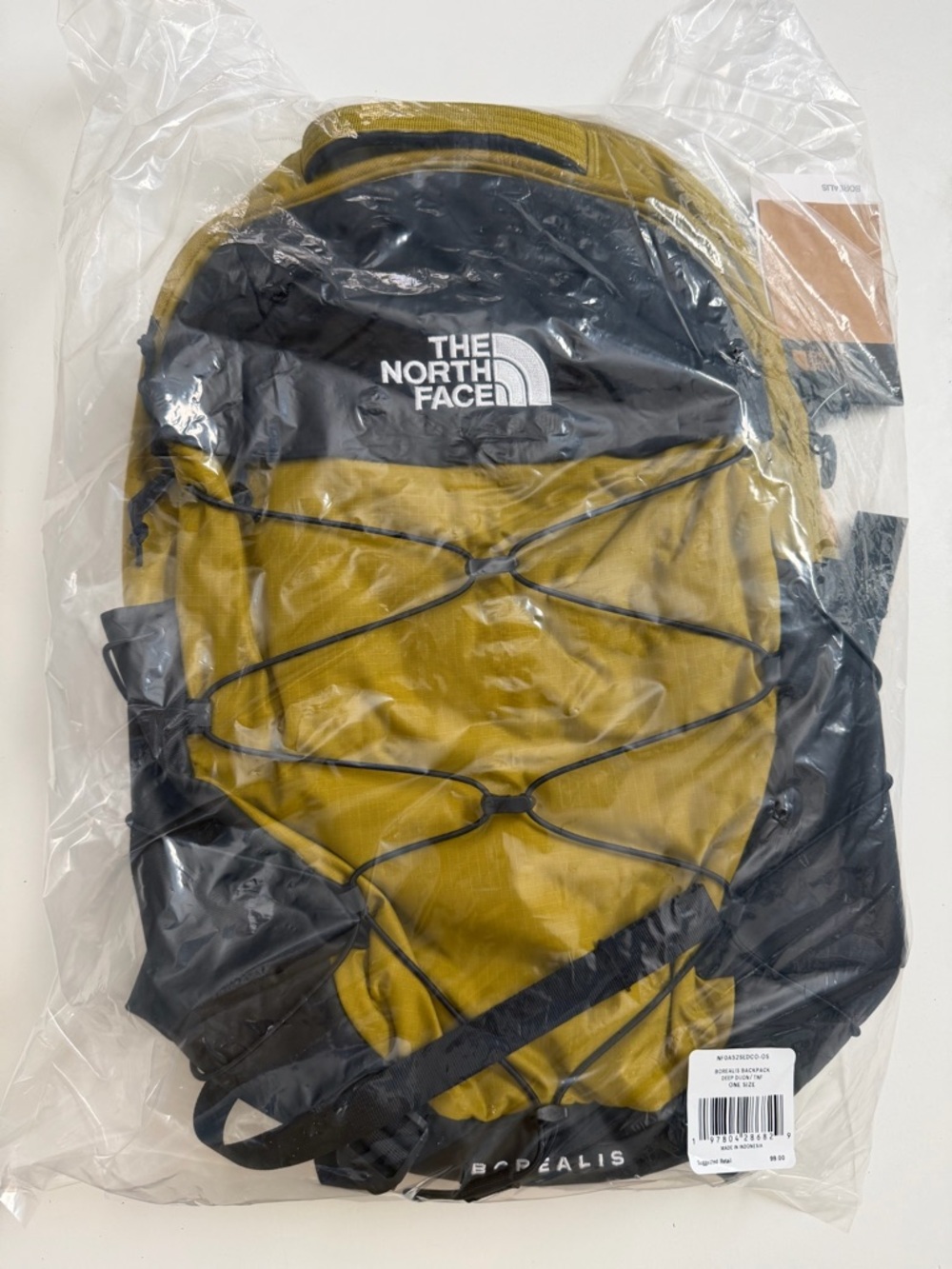 The North Face Borealis Backpack Organization Travel Hiking School Green Black - Picture 5 of 12